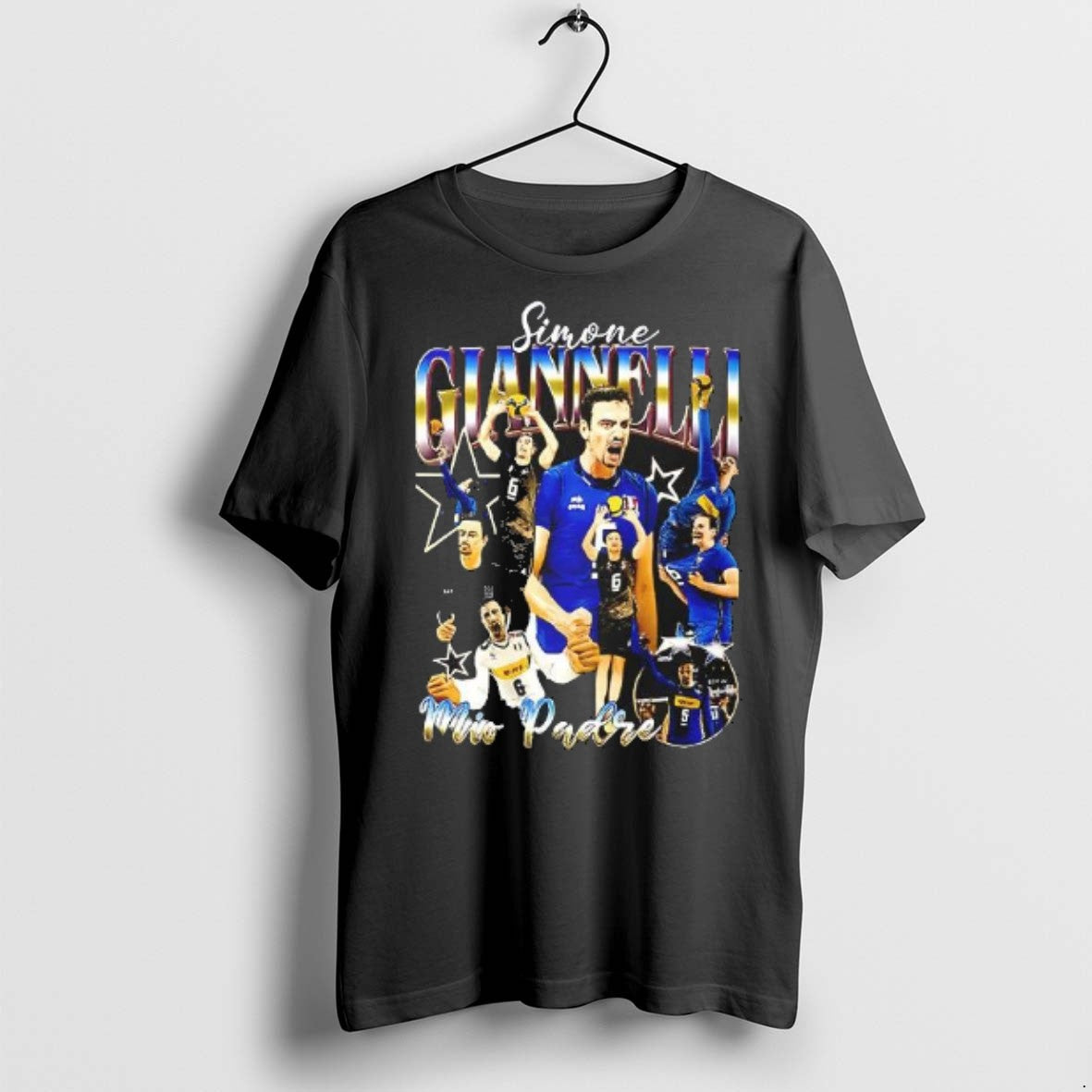 Simone Giannelli Mio Padre Retro T Shirts Unisex T-shirt, Sweatshirt, Hoodie, Long Sleeve Tee - T-Shirt, Sweatshirt, Hoodie