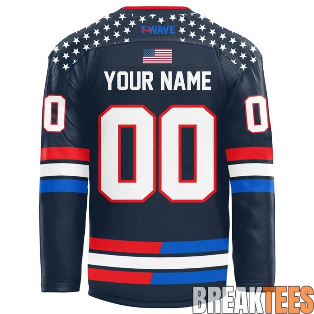 Sioux Falls Stampede 2026 First Responders Hockey Jersey hockey jersey product view 3