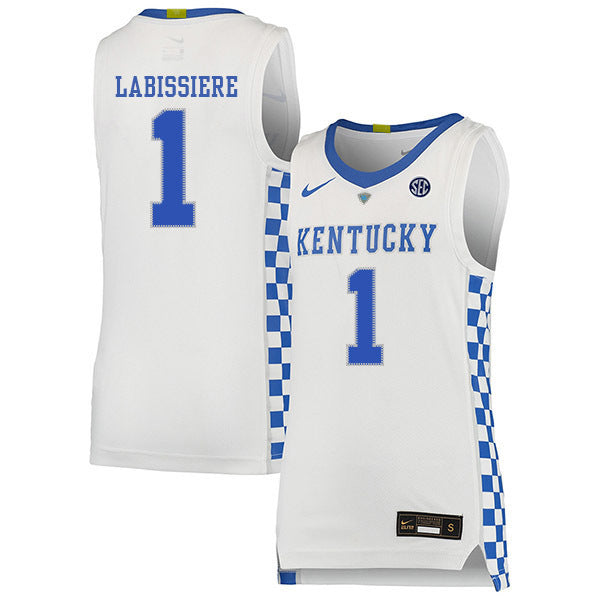 Skal Labissiere 1 White College Football Jersey football jersey product view 1