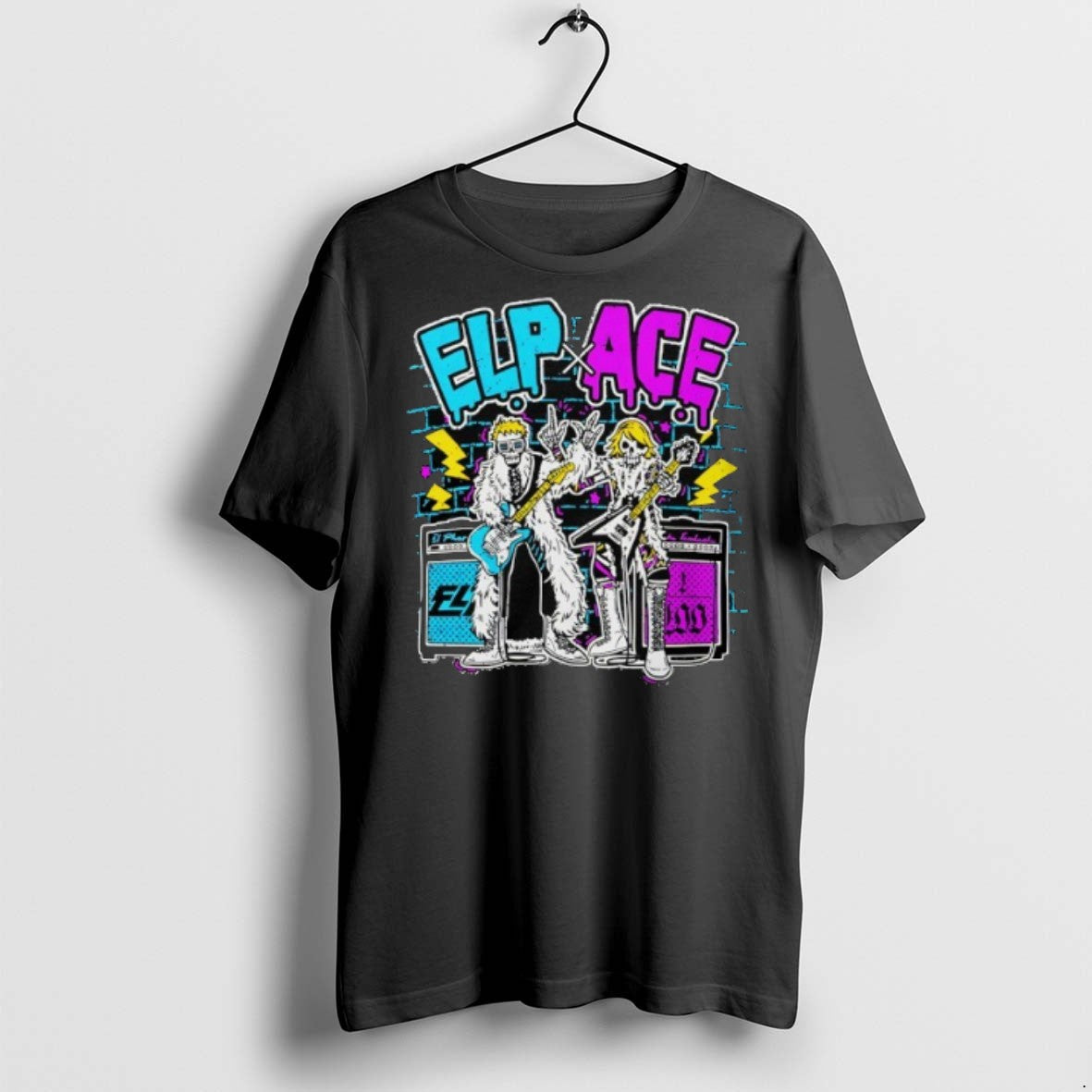 Skeleton Elp X Ace Wrestling T Shirts Unisex T-shirt, Sweatshirt, Hoodie, Long Sleeve Tee - T-Shirt, Sweatshirt, Hoodie