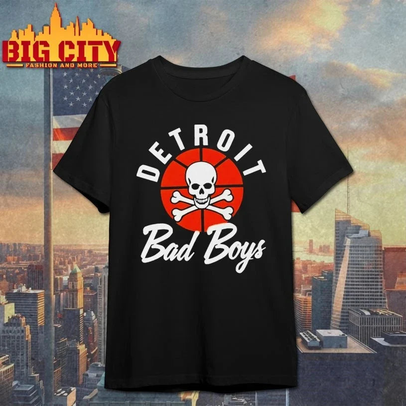 Skull Detroit Bad Boys shirt Unisex T-shirt, Sweatshirt, Hoodie, Long Sleeve Tee - T-Shirt, Sweatshirt, Hoodie