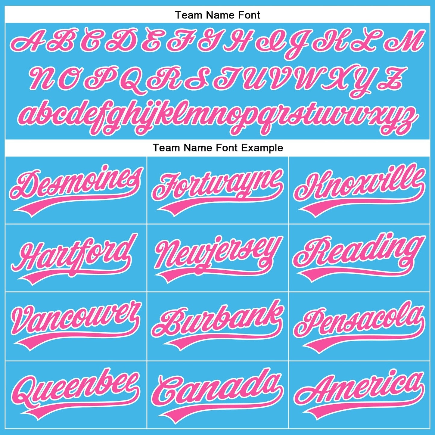Custom Sky Blue Pink-White Authentic Baseball Jersey baseball jersey product view 4