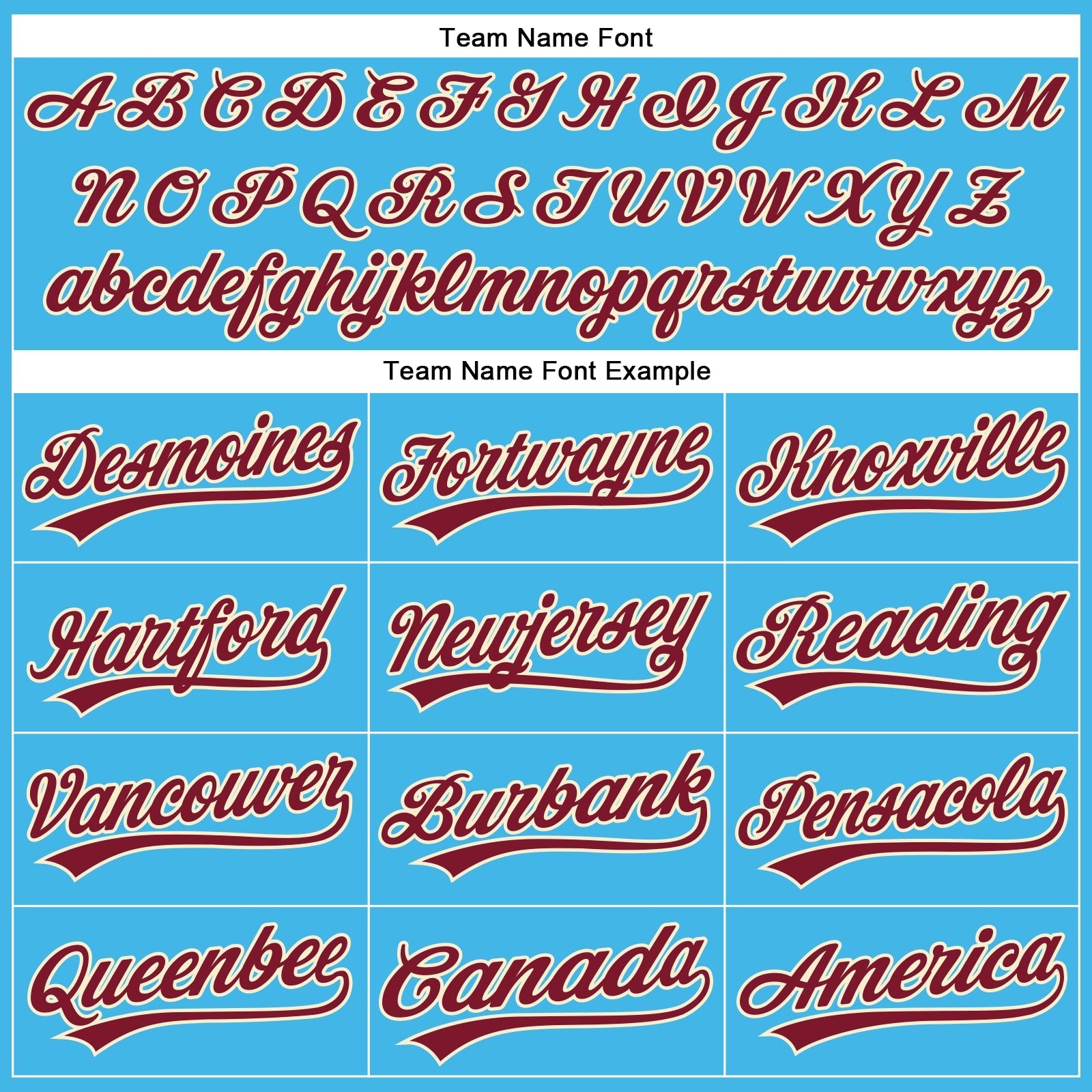 Custom Sky Blue Crimson-Cream Authentic Baseball Jersey baseball jersey product view 4