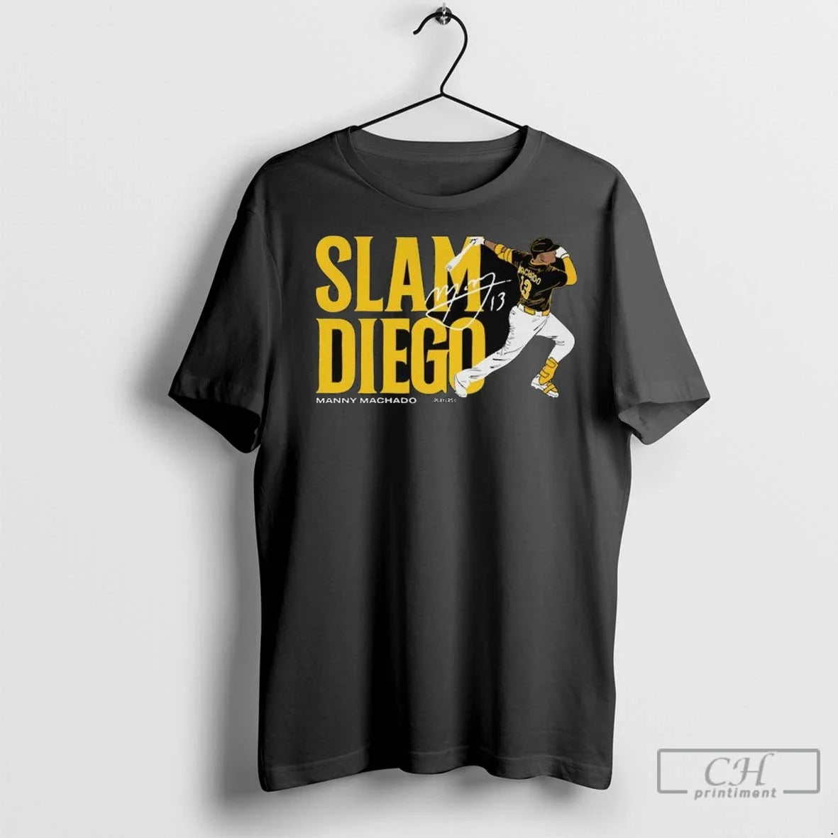 Slam Diego Manny Machado Signature Long Sleve T Shirts Unisex T-shirt, Sweatshirt, Hoodie, Long Sleeve Tee - T-Shirt, Sweatshirt, Hoodie