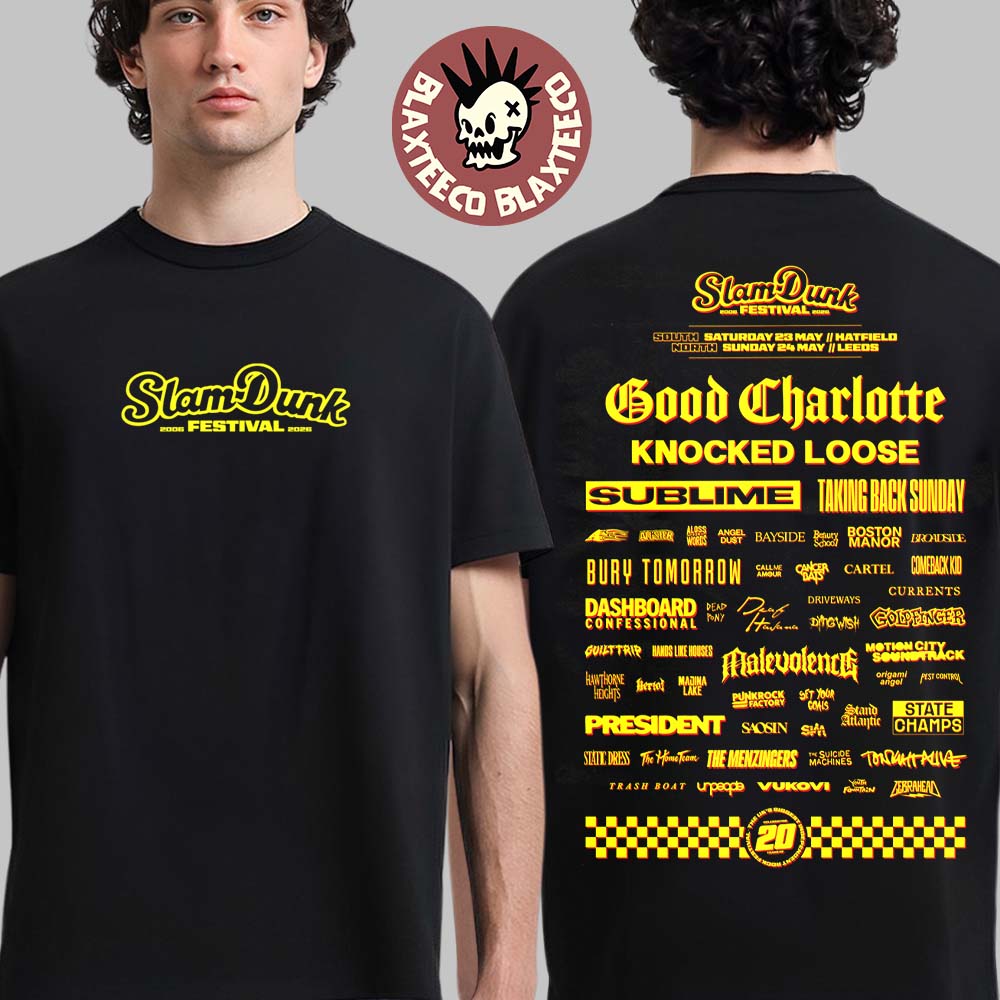 Slam Dunk Festival 2026 Merch Lineup T-Shirt Hoodie Unisex T-shirt, Sweatshirt, Hoodie, Long Sleeve Tee - T-Shirt, Sweatshirt, Hoodie