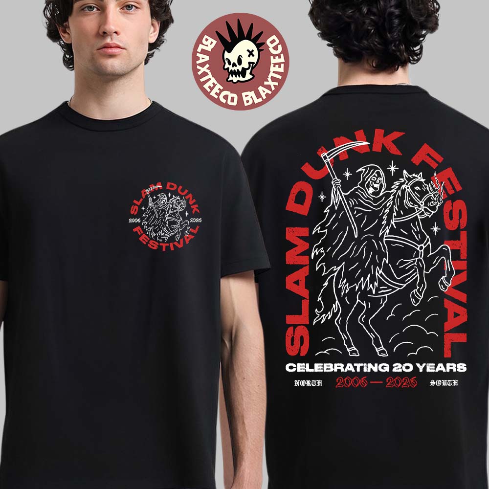 Slam Dunk Festival 2026 Merch The Reaper Year Of The Horse T-Shirt Unisex T-shirt, Sweatshirt, Hoodie, Long Sleeve Tee - T-Shirt, Sweatshirt, Hoodie