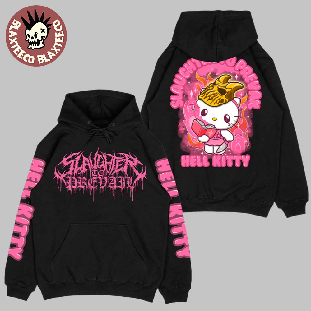 Slaughter To Prevail Hell Kitty Unisex Hoodie Unisex T-shirt, Sweatshirt, Hoodie, Long Sleeve Tee - T-Shirt, Sweatshirt, Hoodie
