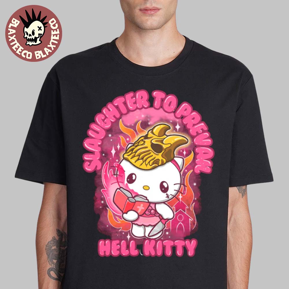 Slaughter to Prevail Hell Kitty Merch At Groove On March 25 2025 Unisex T-Shirt Unisex T-shirt, Sweatshirt, Hoodie, Long Sleeve Tee - T-Shirt, Sweatshirt, Hoodie