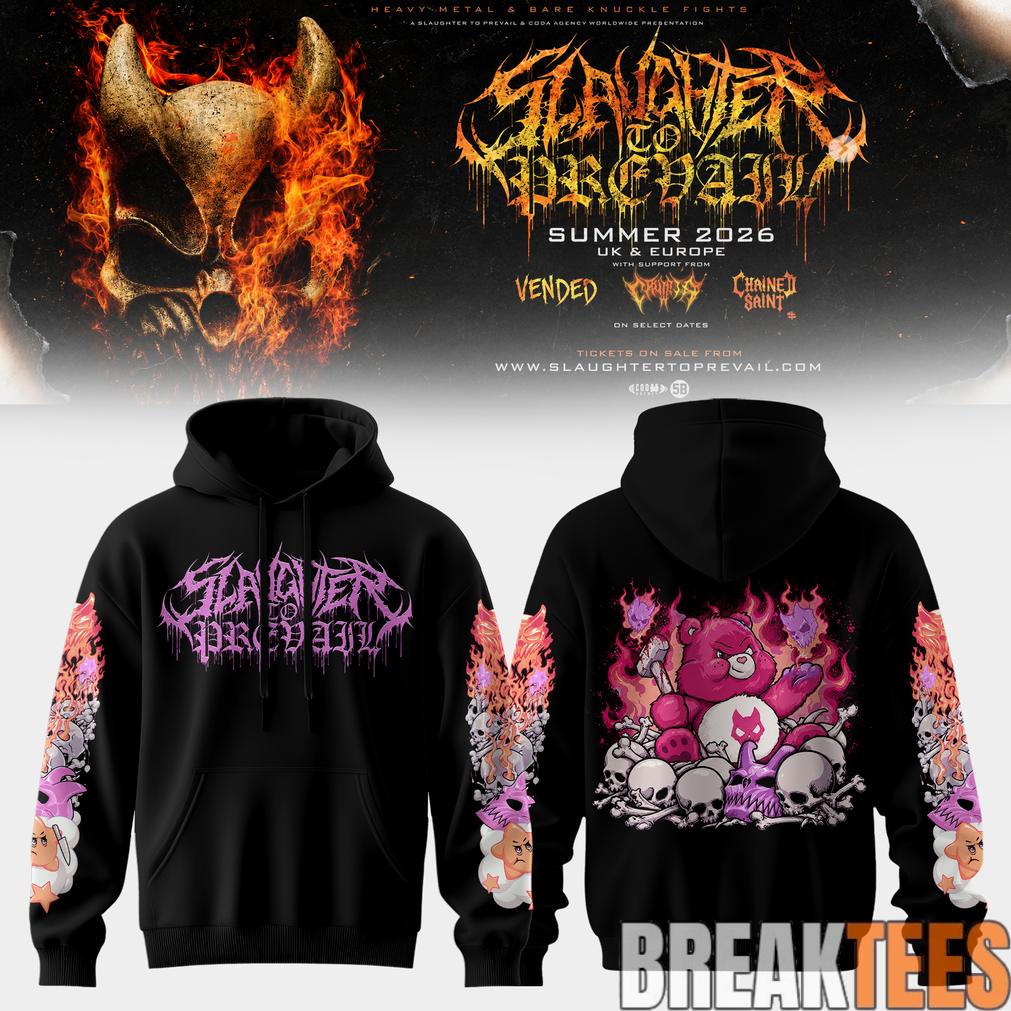 Slaughter to Prevail Summer Tour 2026 Hoodie Unisex T-shirt, Sweatshirt, Hoodie, Long Sleeve Tee - T-Shirt, Sweatshirt, Hoodie