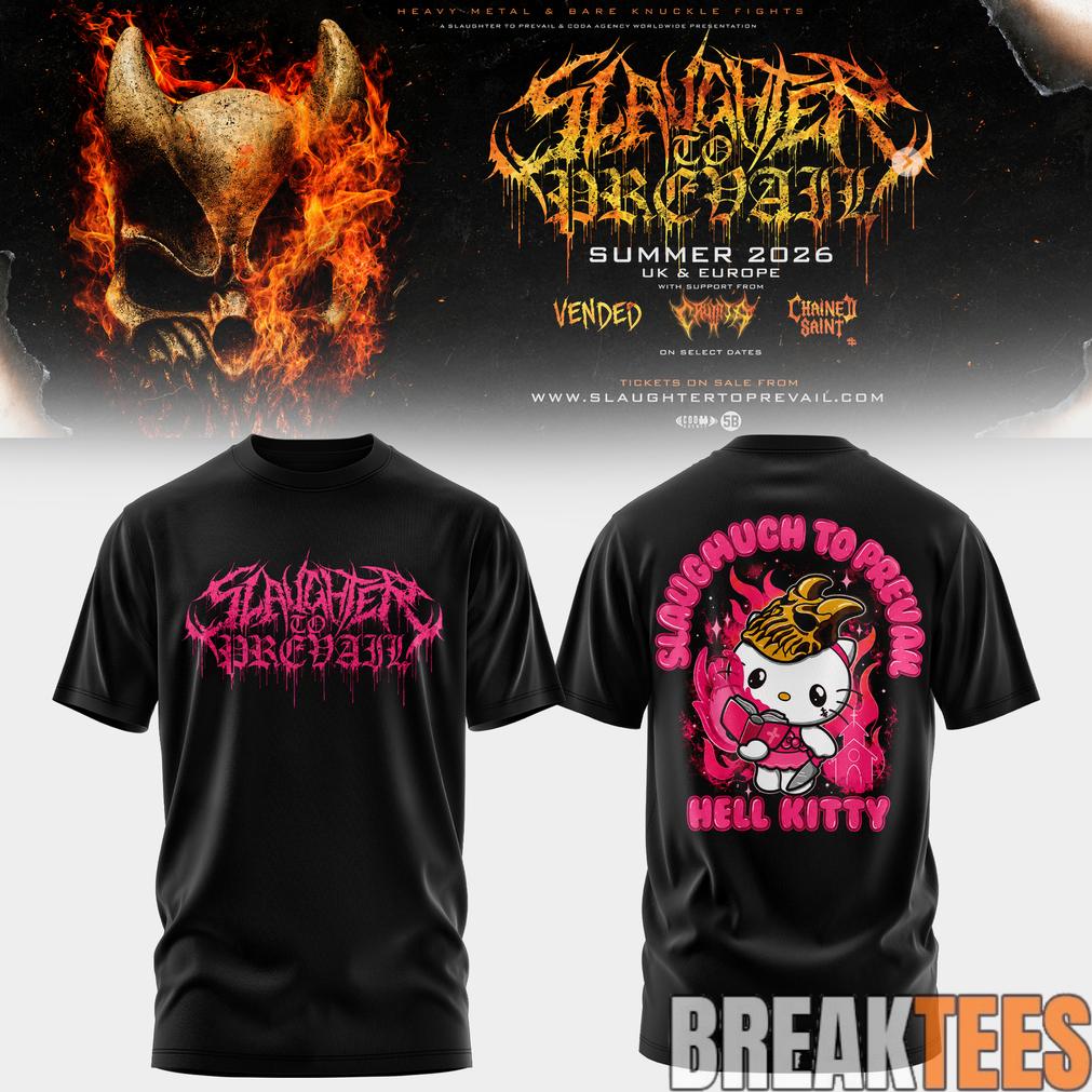 Slaughter to Prevail Summer Tour 2026 Limited T-Shirt Unisex T-shirt, Sweatshirt, Hoodie, Long Sleeve Tee - T-Shirt, Sweatshirt, Hoodie