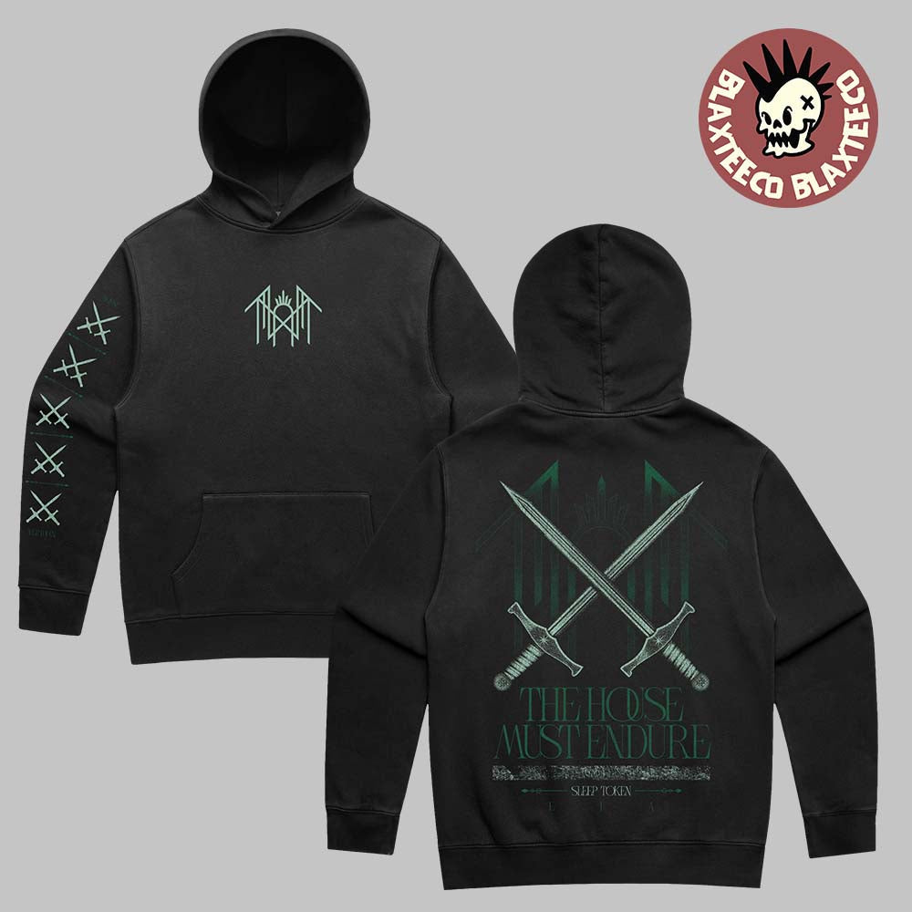 Sleep Token AETAS Collection The House Must Endure House Veridian Hoodie Unisex T-shirt, Sweatshirt, Hoodie, Long Sleeve Tee - T-Shirt, Sweatshirt, Hoodie