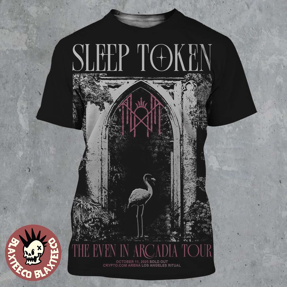 Sleep Token The Even In Arcadia Tour Los Angeles Ritual 2025 At Crypto.com Arena On October 11 2025 All Over Print Shirt - T-Shirt, Sweatshirt, Hoodie