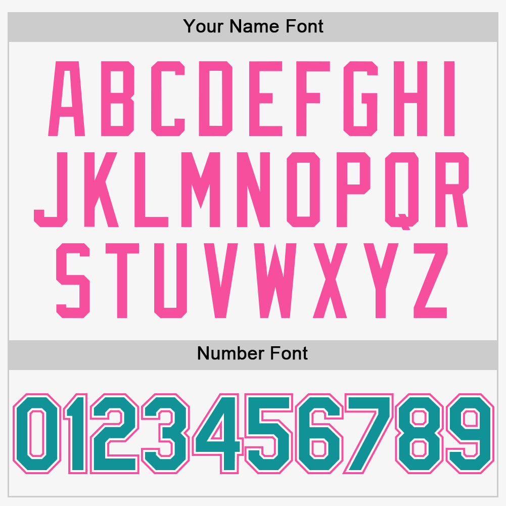 Custom White Teal-Pink Authentic Sleeveless Baseball Jersey baseball jersey product view 4