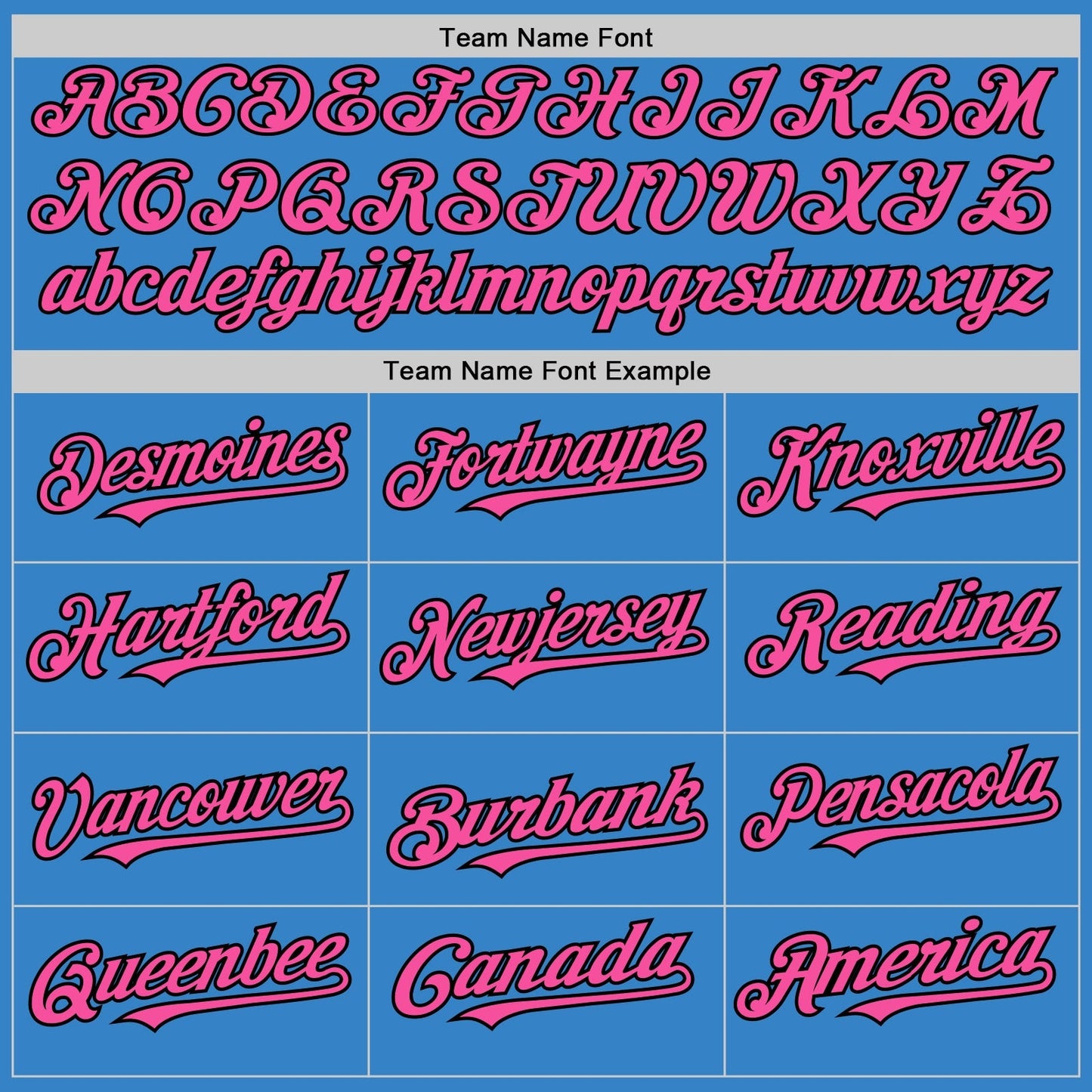 Custom Powder Blue Pink-Black Authentic Sleeveless Baseball Jersey baseball jersey product view 3
