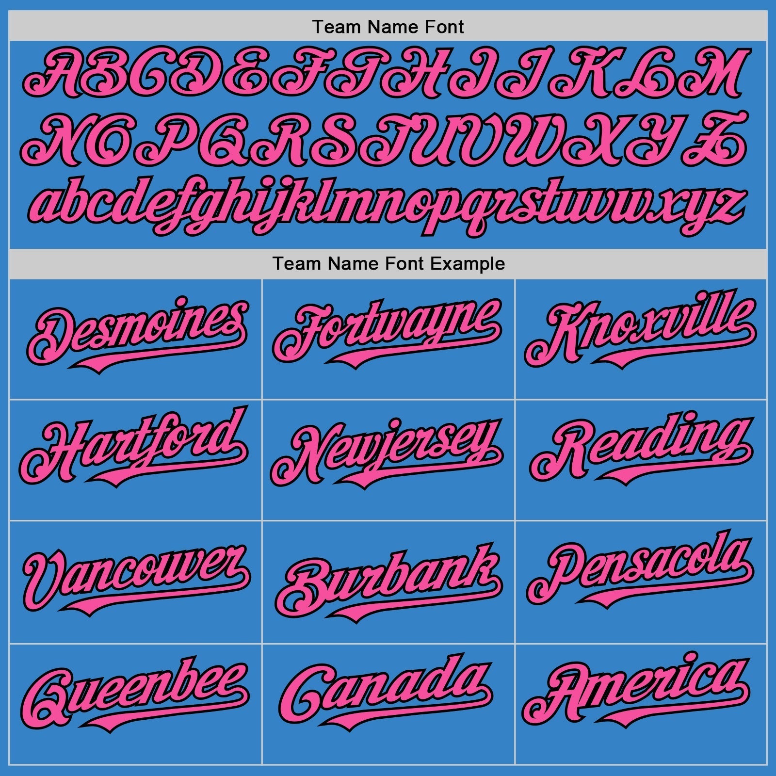 Custom Powder Blue Pink-Black Authentic Sleeveless Baseball Jersey baseball jersey product view 3