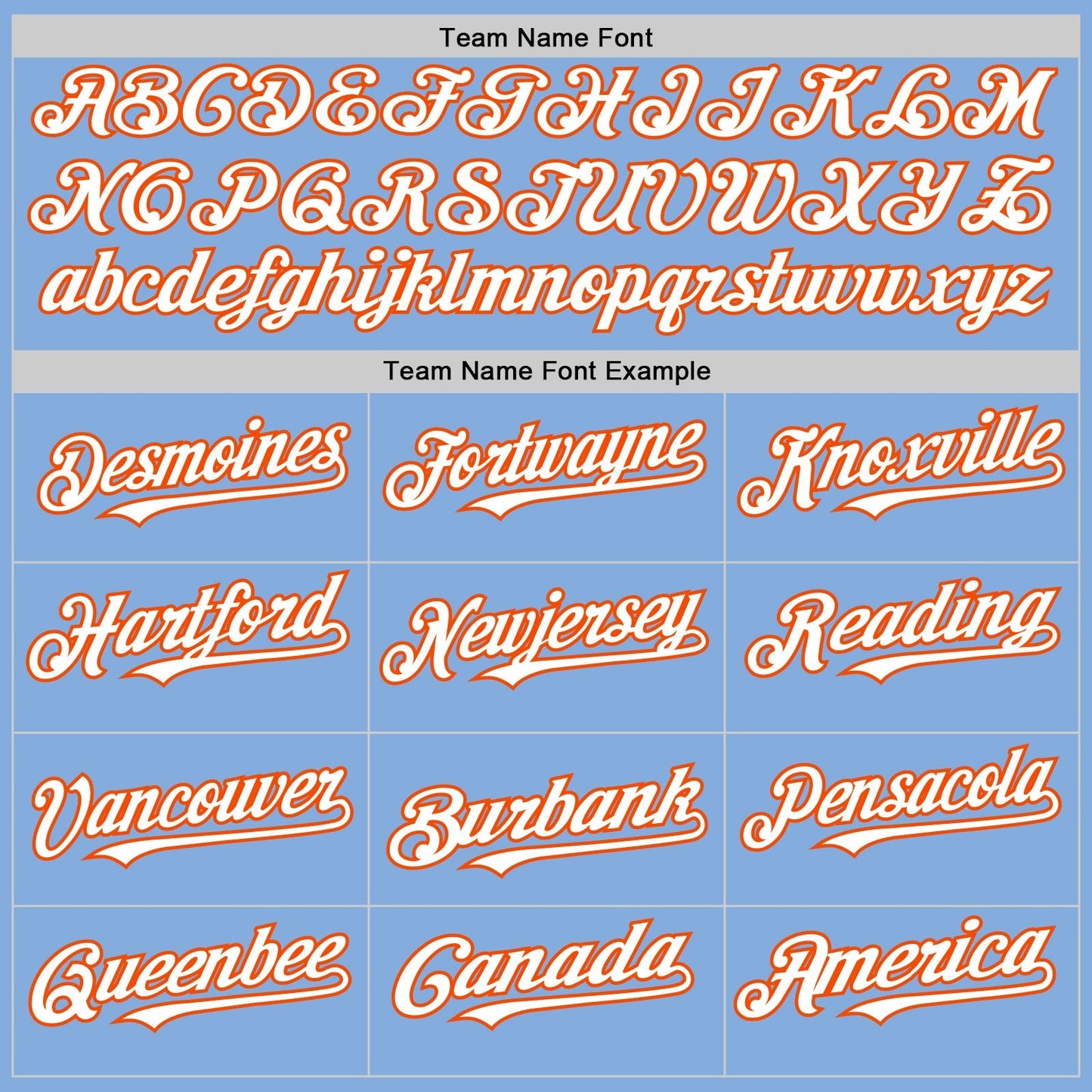 Custom Light Blue White-Orange Authentic Sleeveless Baseball Jersey baseball jersey product view 3