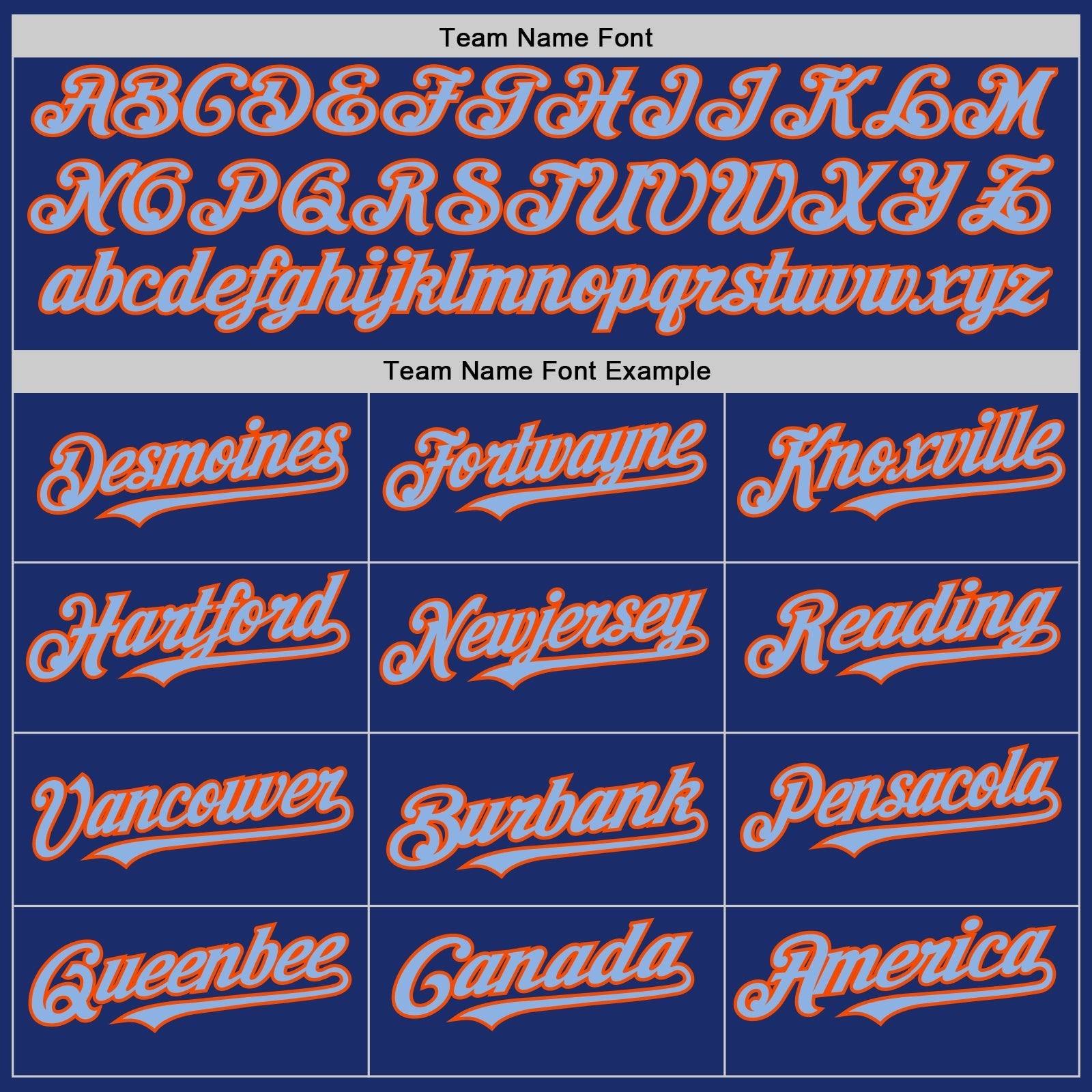 Custom Royal Light Blue-Orange Authentic Sleeveless Baseball Jersey baseball jersey product view 3