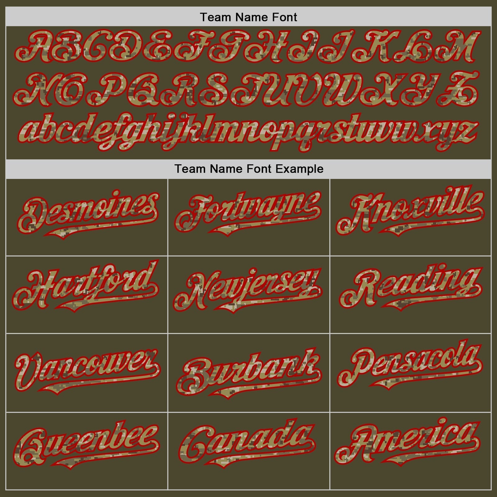 Custom Olive Camo-Red Authentic Sleeveless Salute To Service Baseball Jersey baseball jersey product view 3