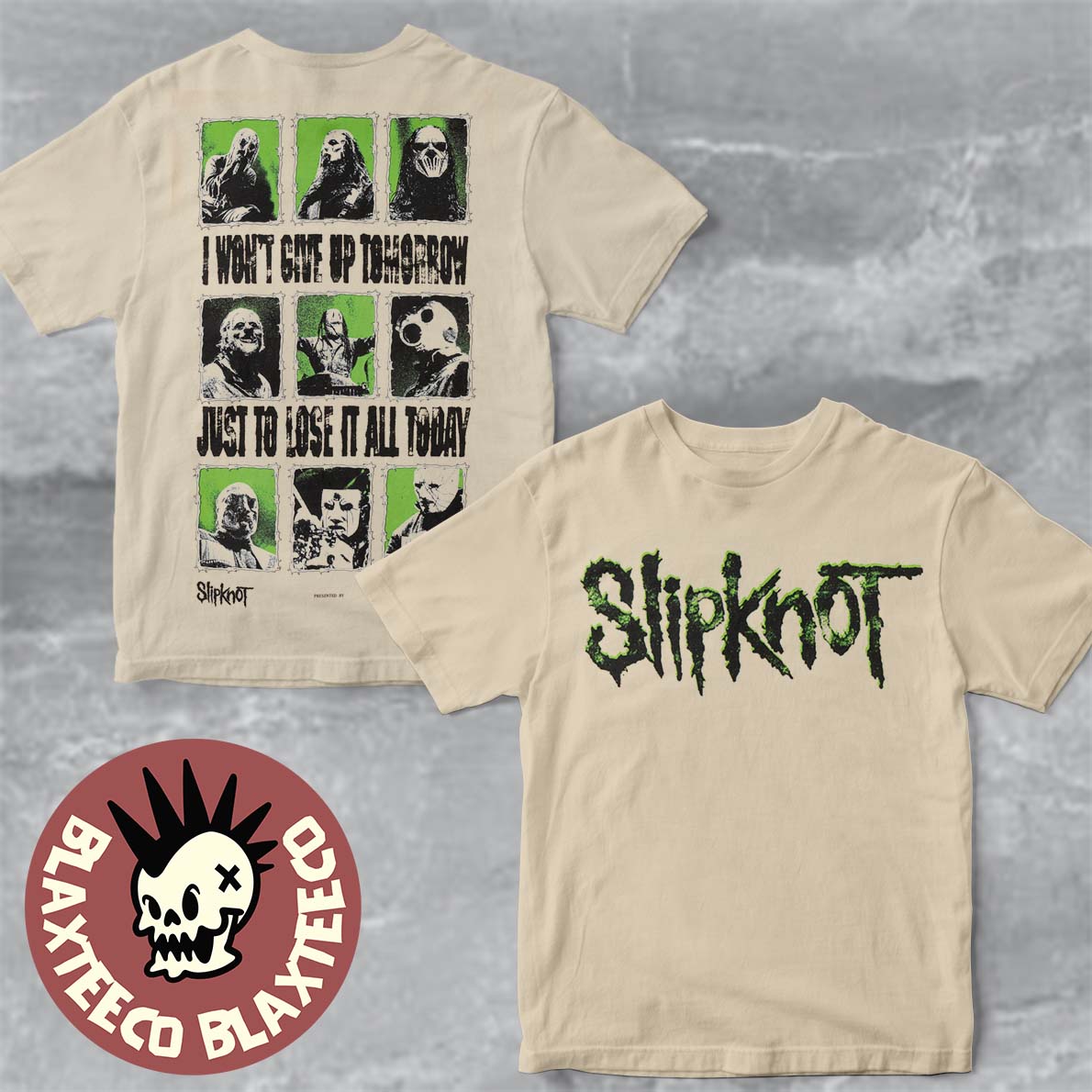 Slipknot X Welcome Skateboard Logo I Wont Give Up Tomorrow Just To Lose It All Today T-Shirt - T-Shirt, Sweatshirt, Hoodie