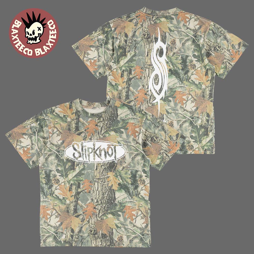 Slipknot X Welcome Skateboard Logo Tribal S Camo T-Shirt Unisex T-shirt, Sweatshirt, Hoodie, Long Sleeve Tee - T-Shirt, Sweatshirt, Hoodie