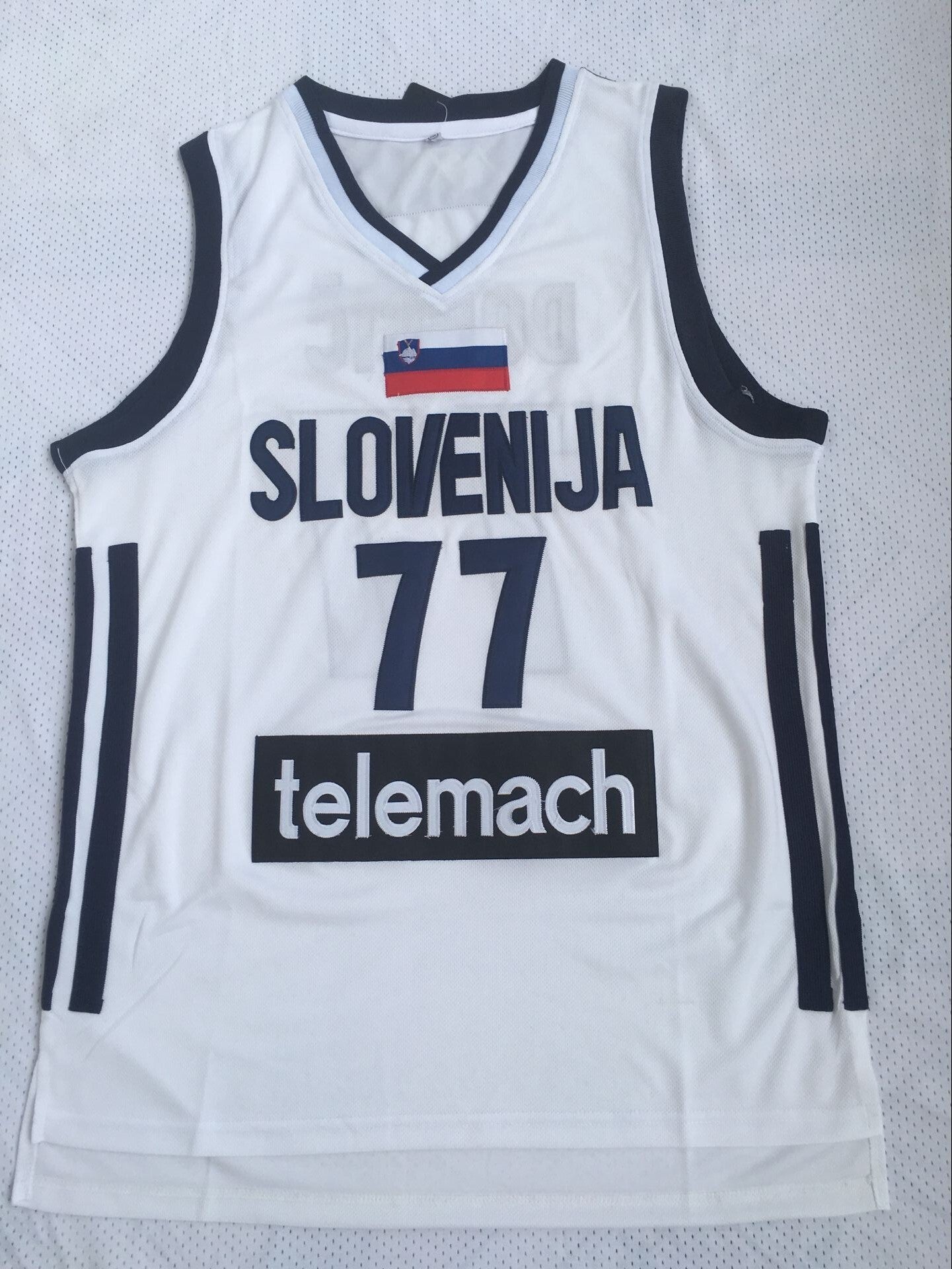 Slovenija #7 Luka Doncic Style 2 Basketball Jersey basketball jersey product view 1