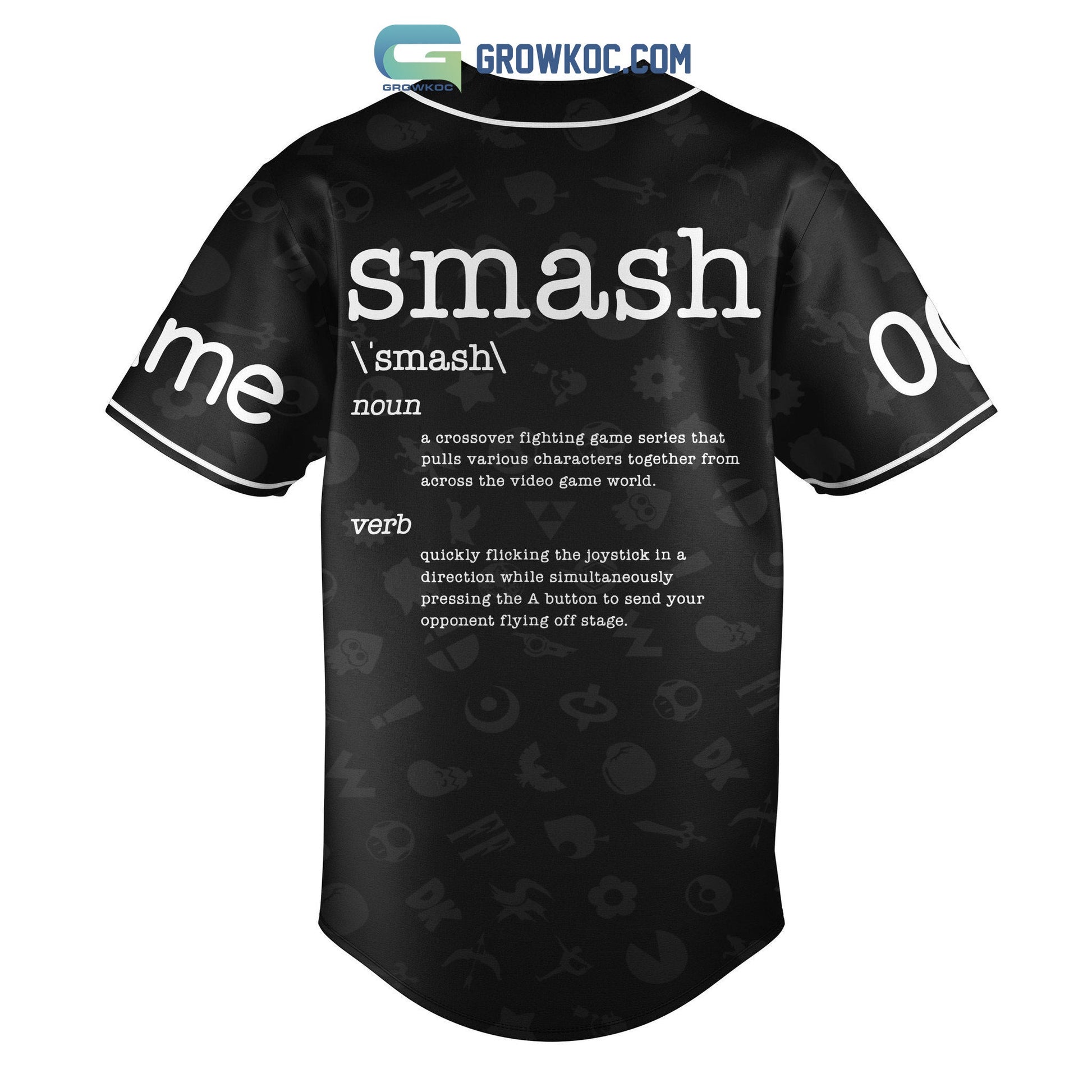 Smash EST 1999 University Your Final Destination For Higher Learning Personalized Baseball Jersey baseball jersey product view 3