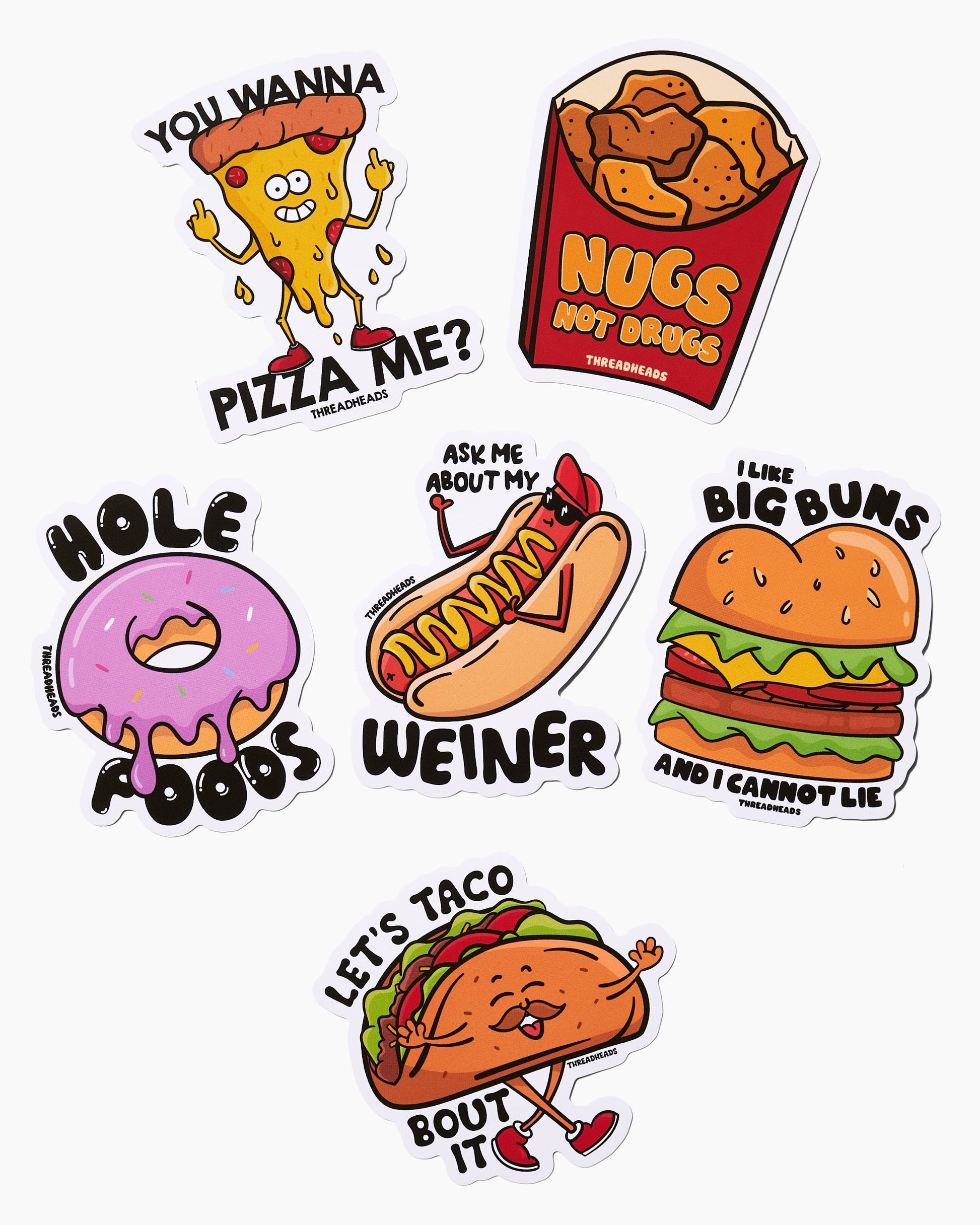 The Snack Sticker Pack Unisex T-shirt, Sweatshirt, Hoodie, Long Sleeve Tee - T-Shirt, Sweatshirt, Hoodie