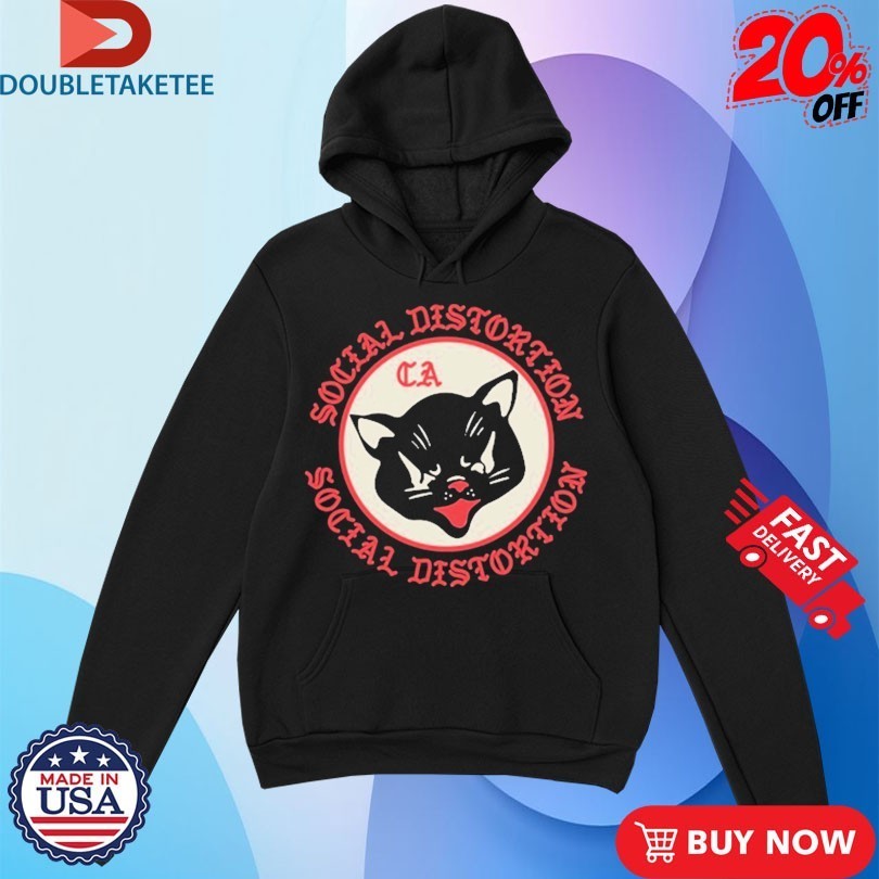 Social Distortion Black Cat - Adult & Kids T-Shirts, Sweatshirts & Hoodies apparel design preview 2