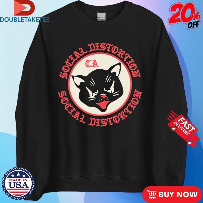 Social Distortion Black Cat - Adult & Kids T-Shirts, Sweatshirts & Hoodies apparel design preview 3