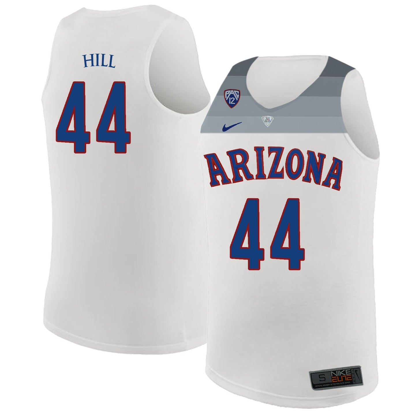 Solomon Hill 44 White College Football Jersey football jersey product view 1