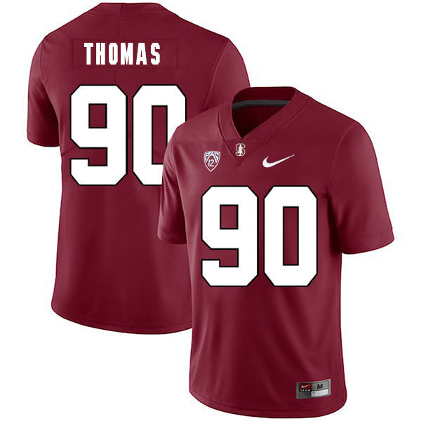 Solomon Thomas 90 Red College Football Jersey football jersey product view 1