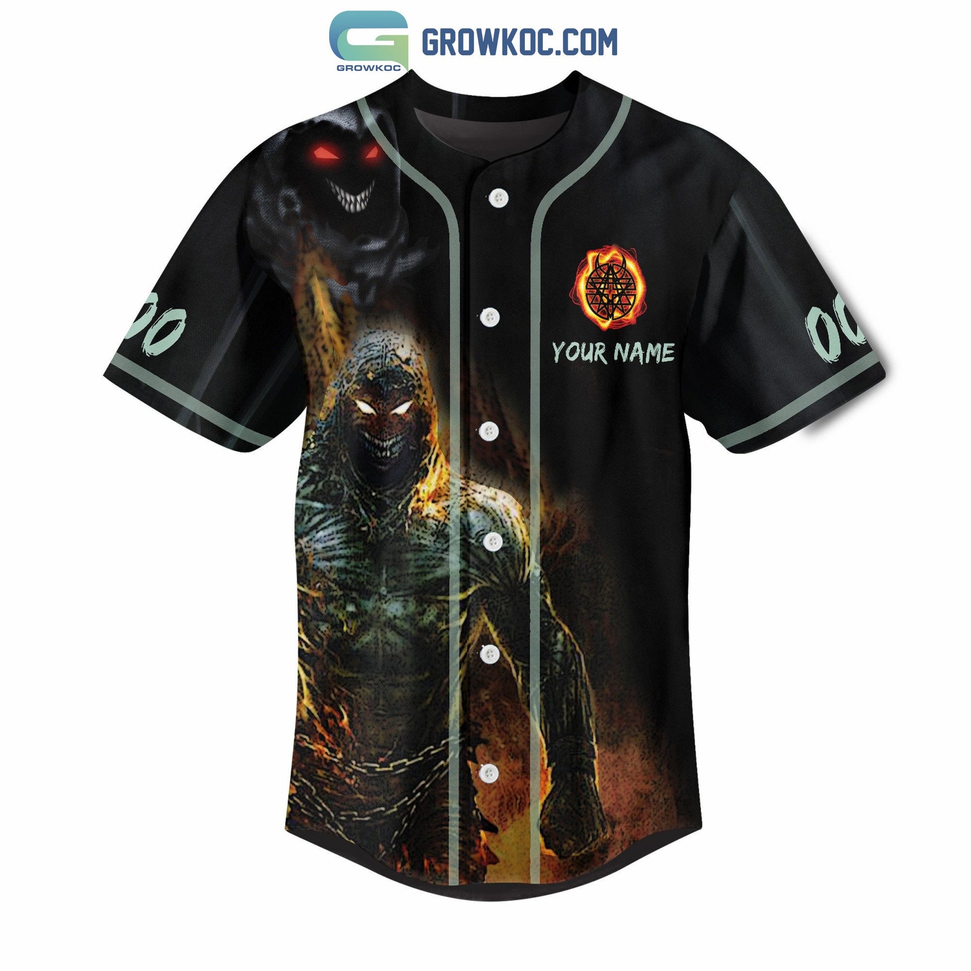 Sometimes Darkness Can Show You The Light Personalized Baseball Jersey baseball jersey product view 2
