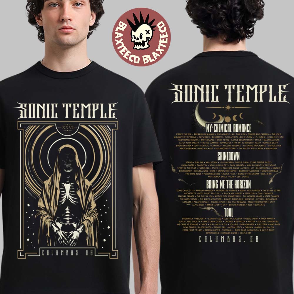 Sonic Temple 2026 Festival Merch In Columbus Ohio At Art And Music Festival From May 14 To 17 2026 Skeleton Night Wish T-Shirt - T-Shirt, Sweatshirt, Hoodie