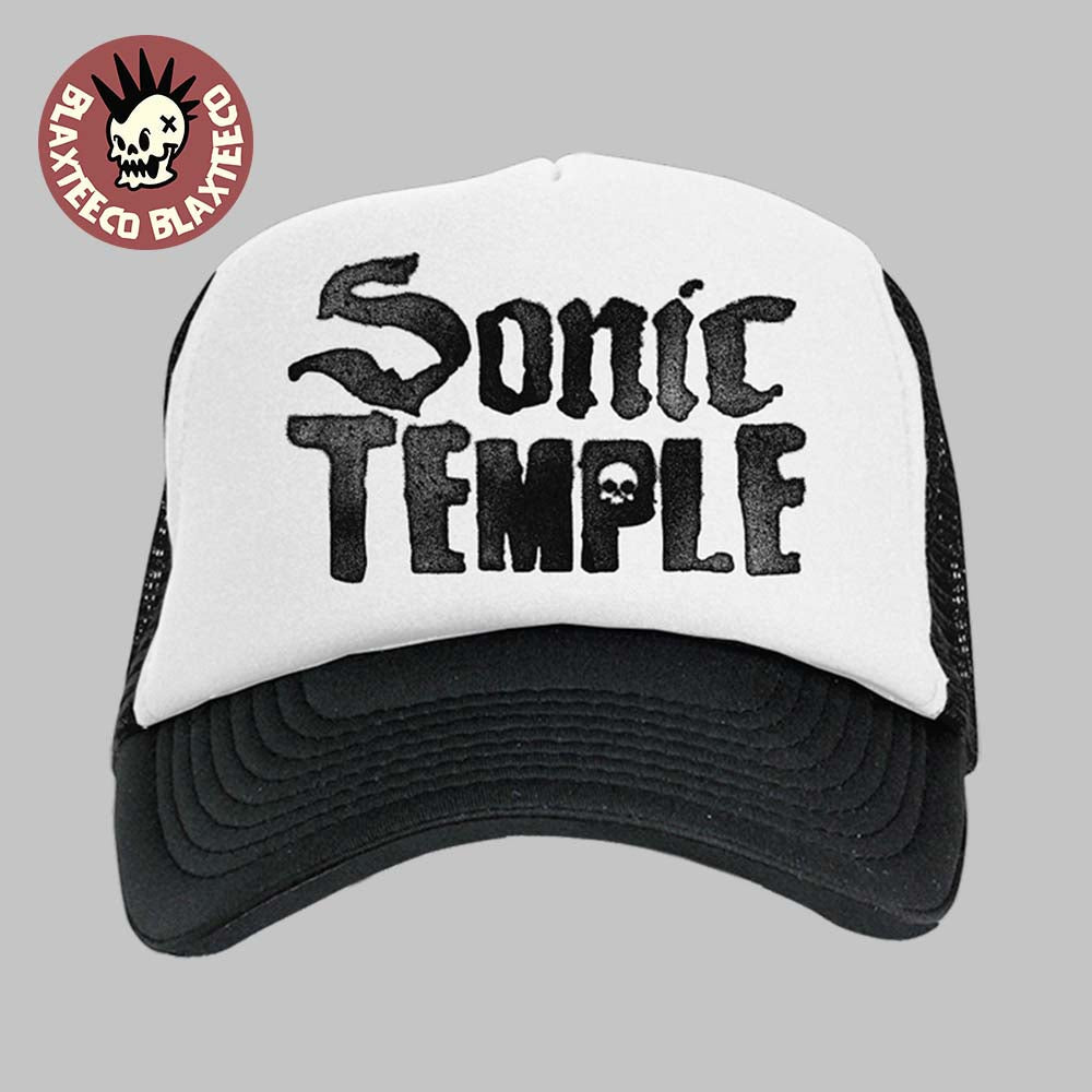Sonic Temple 2026 Festival Merch In Columbus Ohio At Art And Music Festival On May 14 -17 2026 Distress Logo Hat - T-Shirt, Sweatshirt, Hoodie