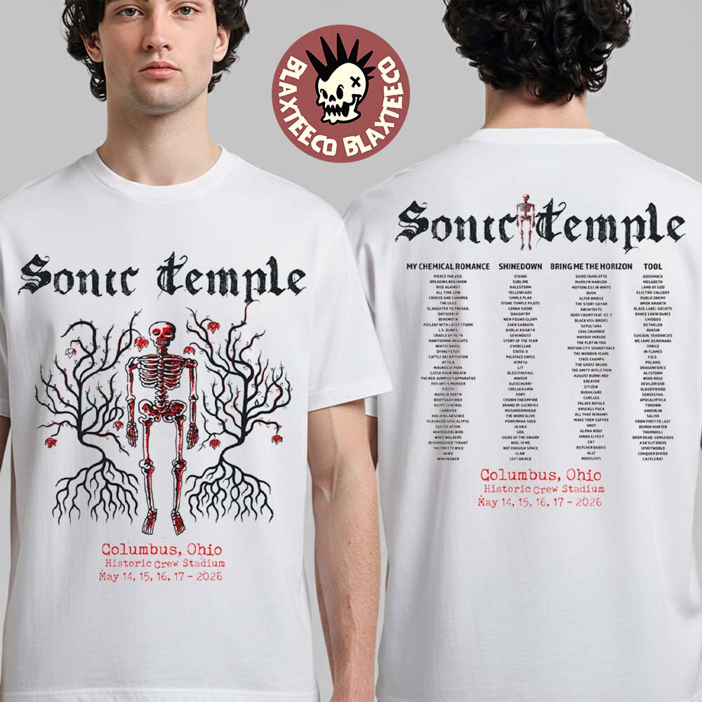 Sonic Temple 2026 Festival Merch In Columbus Ohio At Art And Music Festival On May 14 -17 2026 Wilted T-Shirt - T-Shirt, Sweatshirt, Hoodie