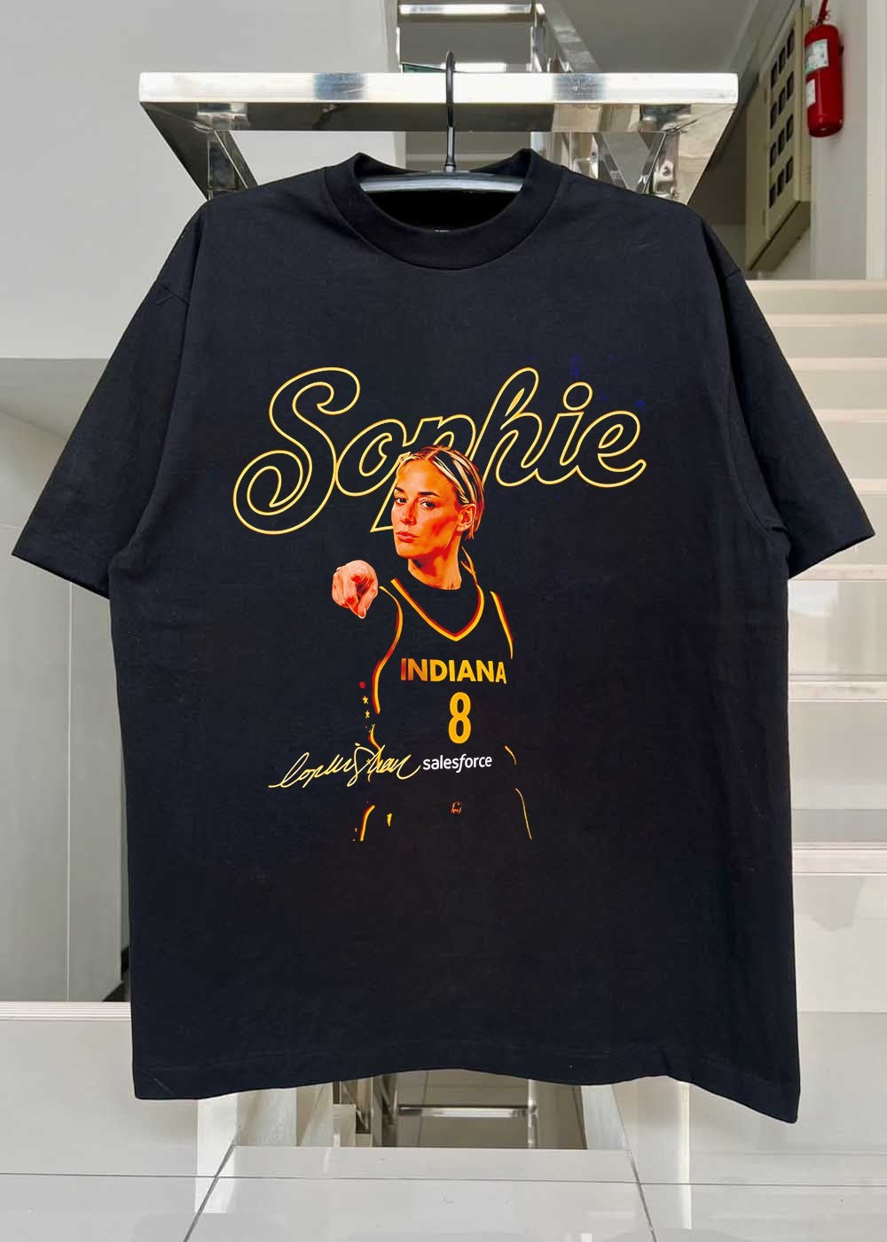 Sophie Signature Indiana Basketball Jersey Shirt basketball jersey product view 3