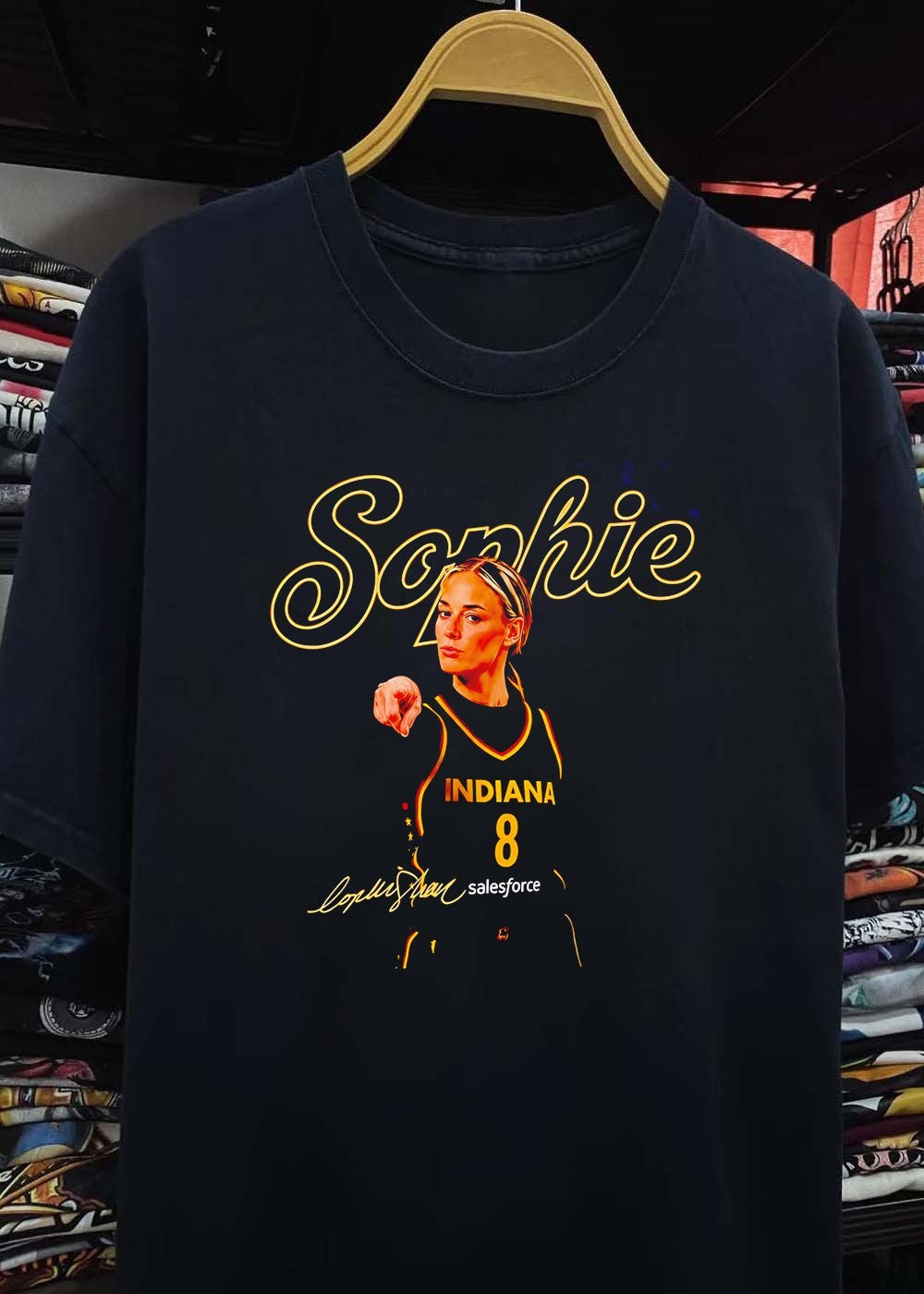 Sophie Signature Indiana Basketball Jersey Shirt basketball jersey product view 4