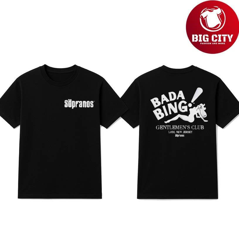 Sopranos Bada Bing Gentlemen’s Club Lodi New Jersey Two Sided Shirt Unisex T-shirt, Sweatshirt, Hoodie, Long Sleeve Tee - T-Shirt, Sweatshirt, Hoodie