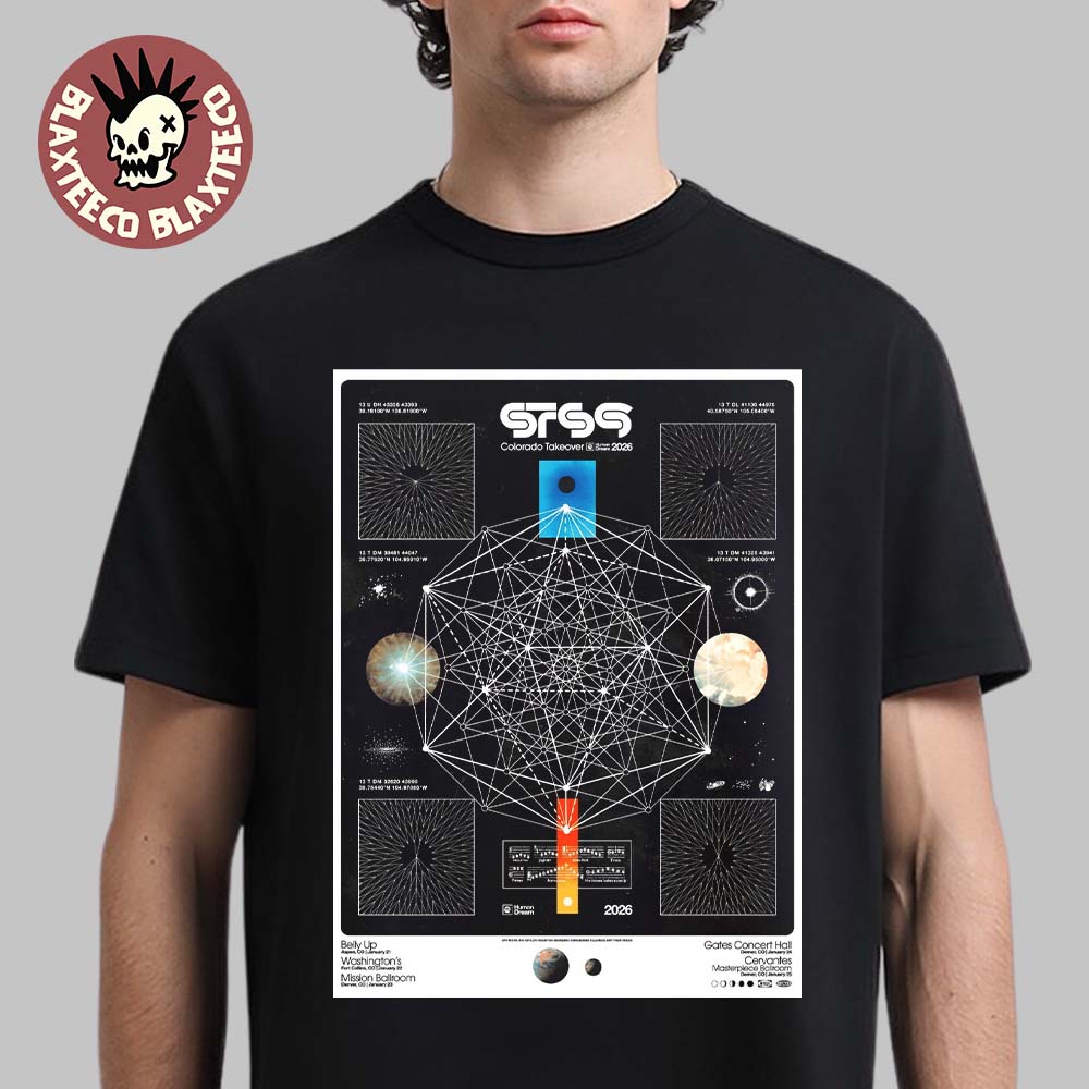 Sound Tribe Sector 9 STS9 X Conscious Alliance Colorado Takeover 2026 Official Poster T-Shirt - T-Shirt, Sweatshirt, Hoodie