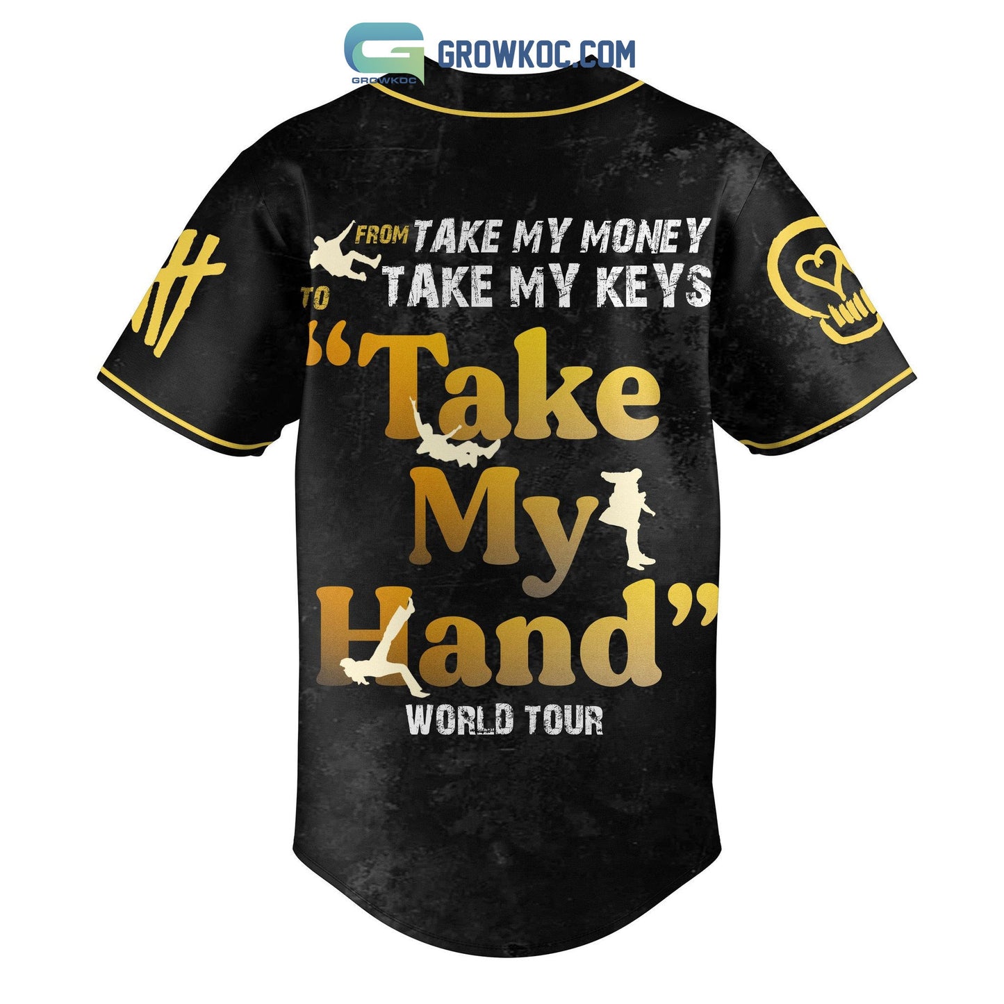 Sounds Good Feels Good 5 Seconds Of Summer Baseball Jersey baseball jersey product view 3