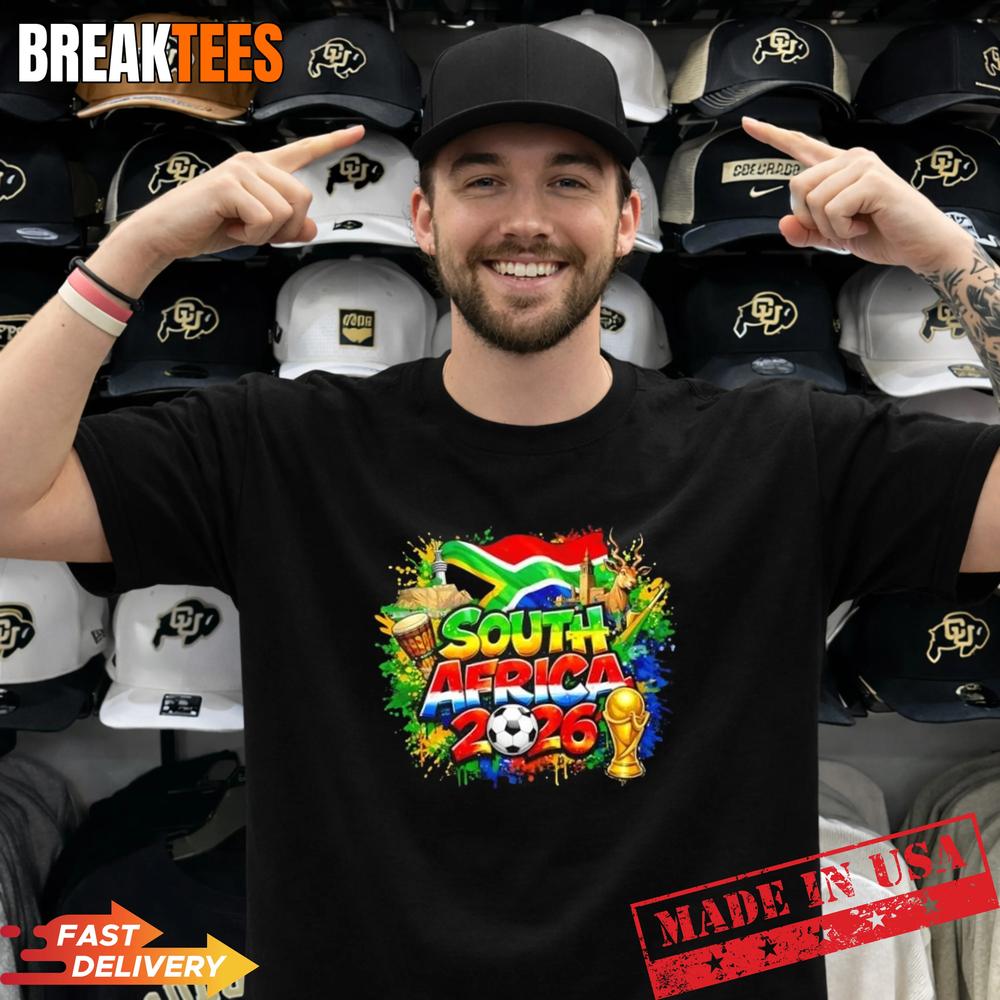 South Africa North America Soccer Tournament 2026 T-Shirt Unisex T-shirt, Sweatshirt, Hoodie, Long Sleeve Tee - T-Shirt, Sweatshirt, Hoodie
