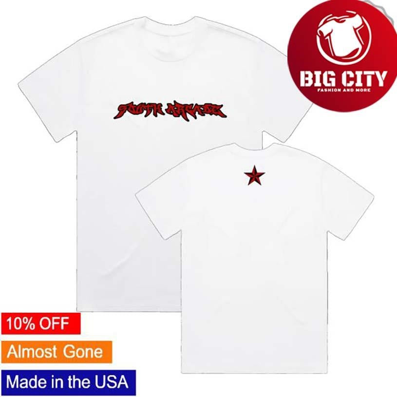 South Arcade Star White Two Sided Shirt Unisex T-shirt, Sweatshirt, Hoodie, Long Sleeve Tee - T-Shirt, Sweatshirt, Hoodie