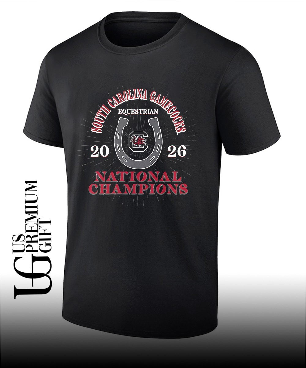 South Carolina Gamecocks 2026 NCAA Equestrian National Champions shirt Unisex T-shirt, Sweatshirt, Hoodie, Long Sleeve Tee - T-Shirt, Sweatshirt, Hoodie