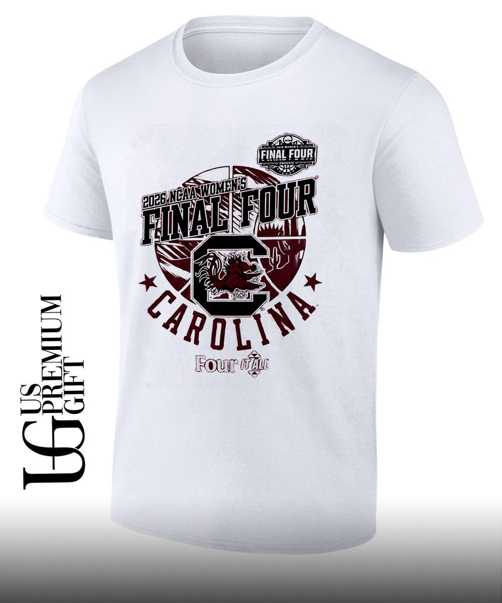 South Carolina Gamecocks Final Four 2026 NCAA Womens basketball Four It All shirt Unisex T-shirt, Sweatshirt, Hoodie, Long Sleeve Tee - T-Shirt, Sweatshirt, Hoodie