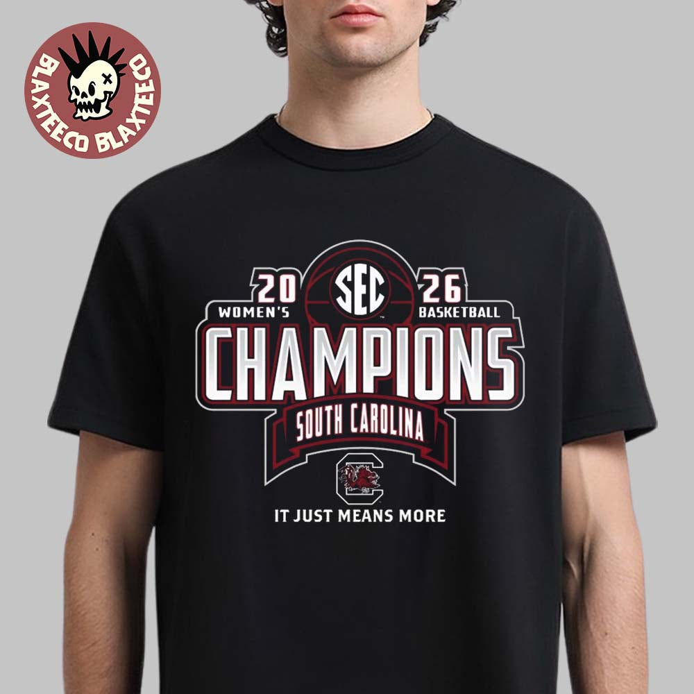 South Carolina Gamecocks Womens Basketball 2026 SEC Regular Season Champions Locker Room T-Shirt - T-Shirt, Sweatshirt, Hoodie