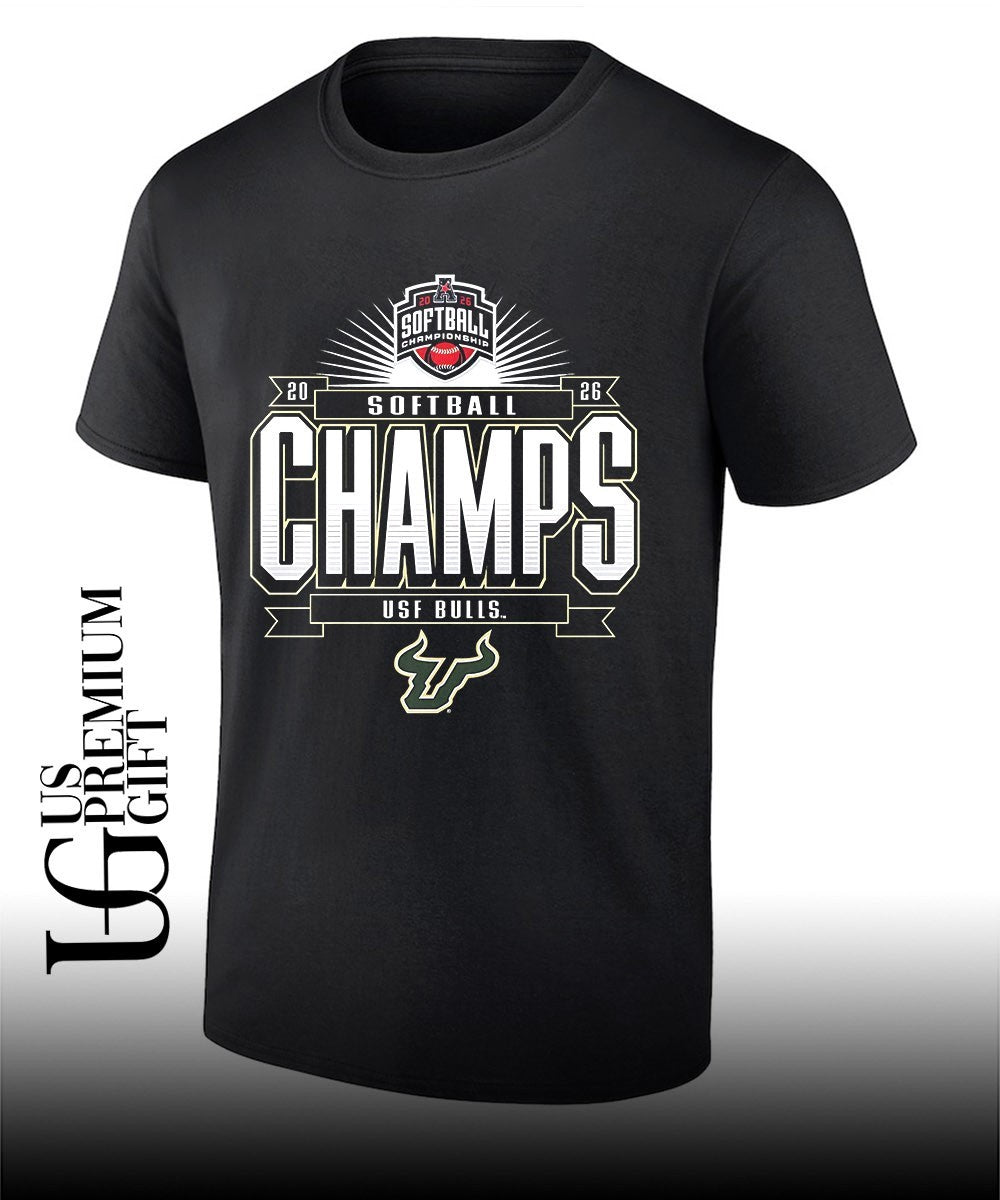 South Florida Bulls 2026 American Conference Softball Tournament Champions shirt Unisex T-shirt, Sweatshirt, Hoodie, Long Sleeve Tee - T-Shirt, Sweatshirt, Hoodie