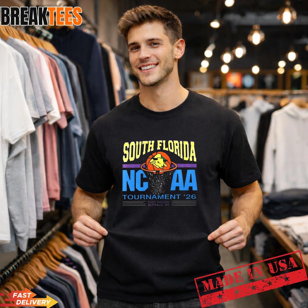 South Florida Bulls NCAA Basketball Tournament 2026 T-Shirt Unisex T-shirt, Sweatshirt, Hoodie, Long Sleeve Tee - T-Shirt, Sweatshirt, Hoodie