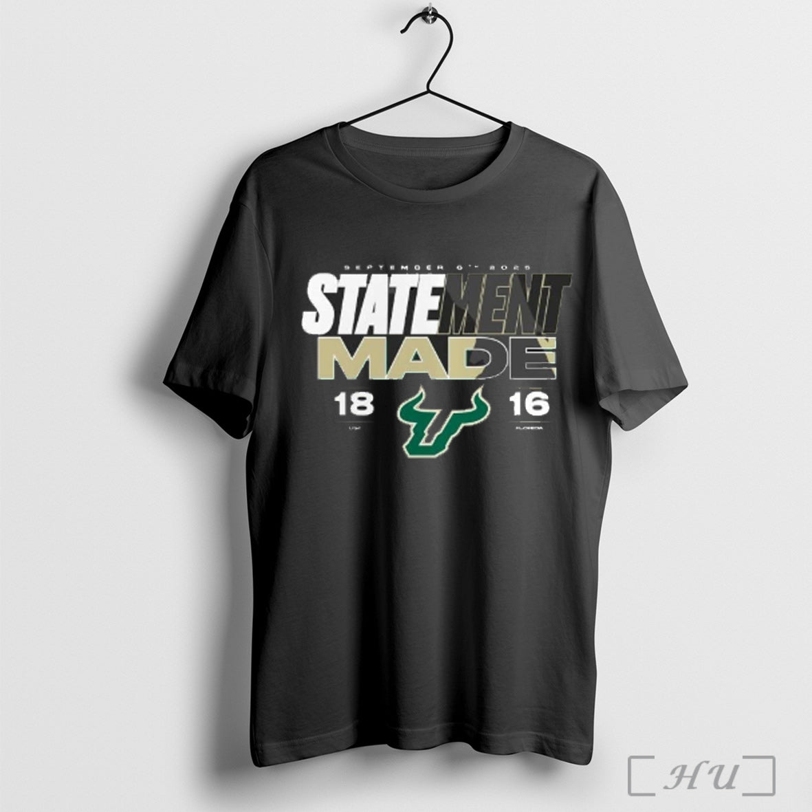 South Florida Bulls Vs Florida Gators 2025 Score T Shirt Unisex T-shirt, Sweatshirt, Hoodie, Long Sleeve Tee - T-Shirt, Sweatshirt, Hoodie