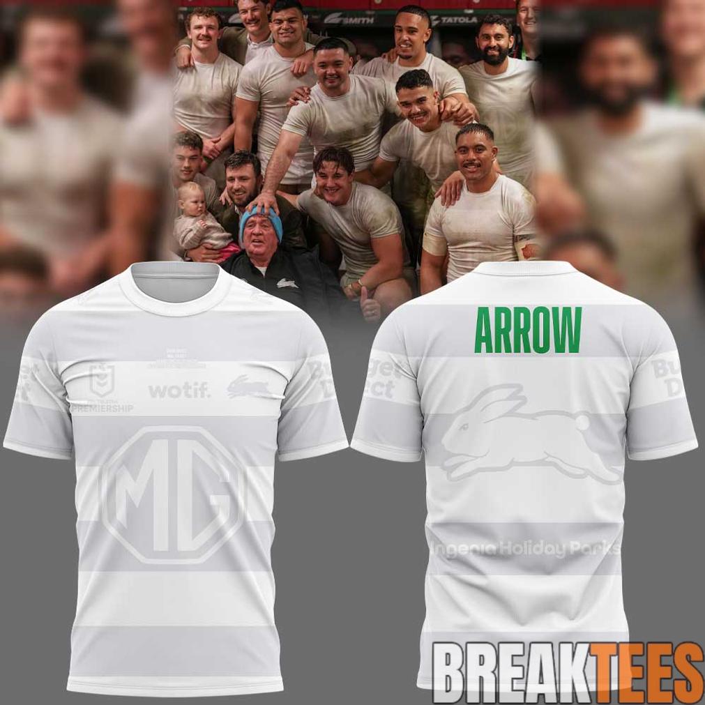 South Sydney Rabbitohs Arrow White 2026 T-Shirt Unisex T-shirt, Sweatshirt, Hoodie, Long Sleeve Tee - T-Shirt, Sweatshirt, Hoodie