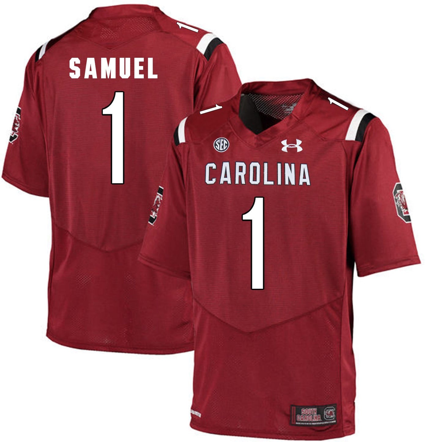 South Carolina Deebo Samuel 1 - Red College Football Jersey football jersey product view 1